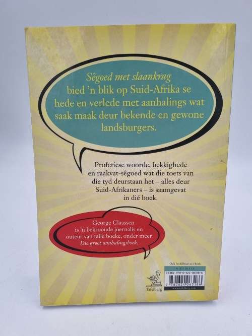 Sêgoed met slaankrag - George Claassen | Eerste UItgawe 2014