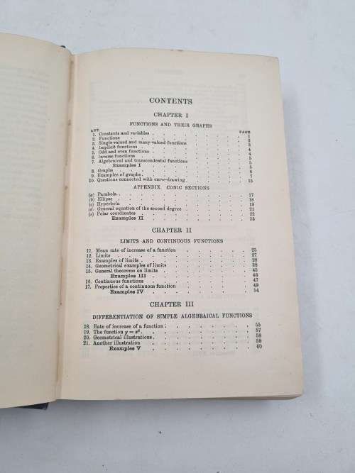An Introduction to the Infinitesimal Calculus With Applications to Mechanics and Physics by GW Caunt