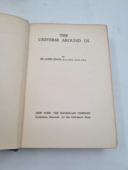 The Universe Around Us by Sir James Jeans | First American Edition 1929