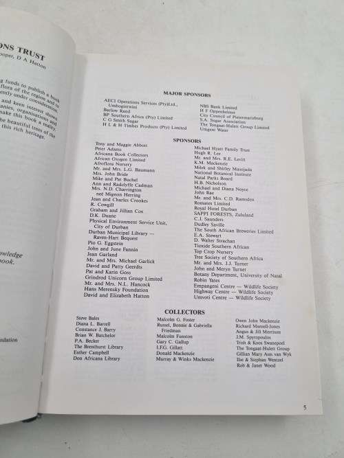 Elsa Pooley - Complete Field Guide To The Trees of Natal Zululand and Transkei (signed)