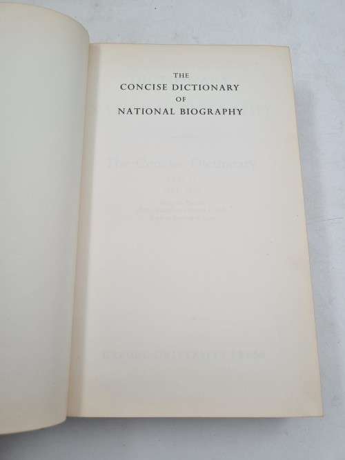 The Dictionary of National Biography Part II - 1901-1950 Oxford University Press