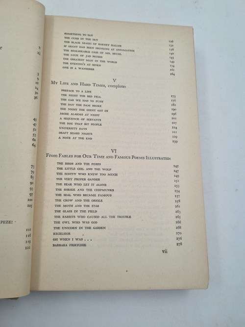 The Thurber Carnival - Written and Illustrated by James Thurber 1945
