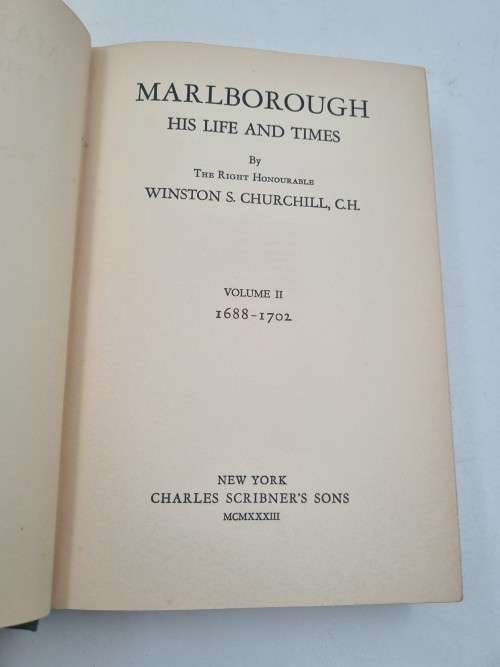 Marlborough: His Life and Times. Vol. II. 1688-1702 by Winston Churchill