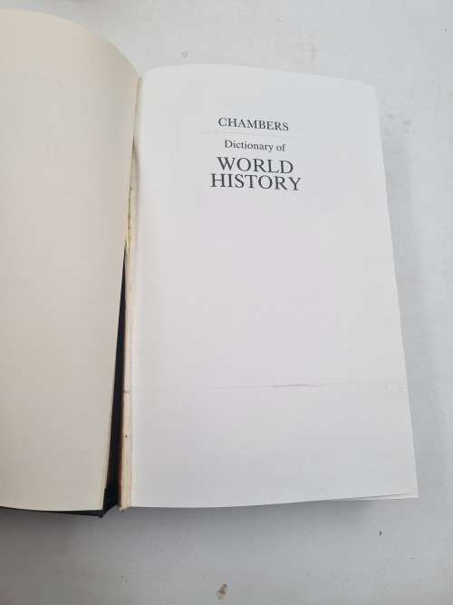 Chambers Dictionary of World History 7500 A-Z Entries | Binding problem
