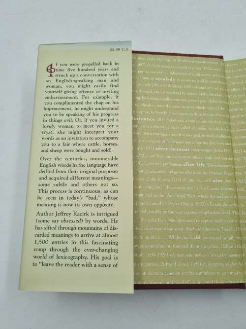 Altered English: Surprising Meanings of Familiar Words  Jeffrey Kacirk