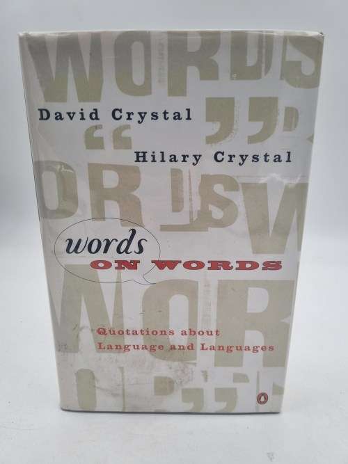 3 David Crystals Books - Words in Time and Place, Words on Words & Stories of English