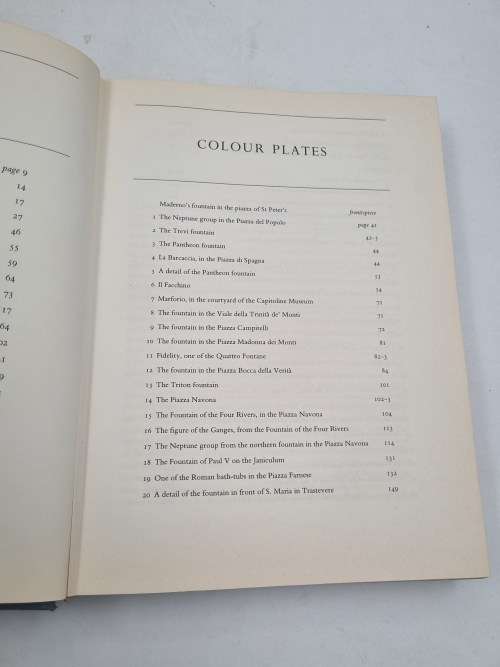 The Waters Of Rome  H. V. Morton | First Edition with 49 colour photographs by Mario Carrieri