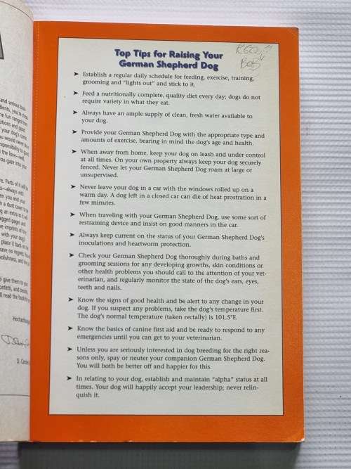 The Complete Idiot`s Guide to German Shepherd Dogs - D Caroline Coile Ph D