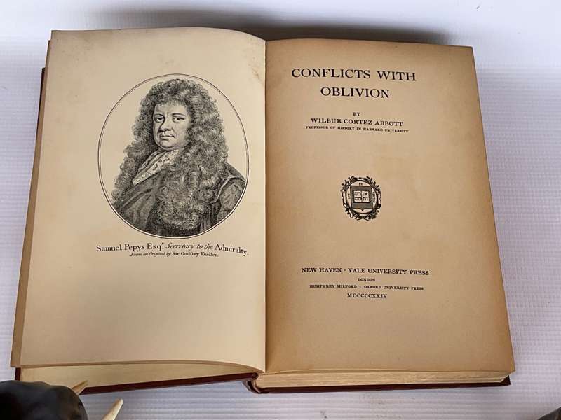 Conflicts With Oblivion - Abbott | Published by Yale University Press, 1924