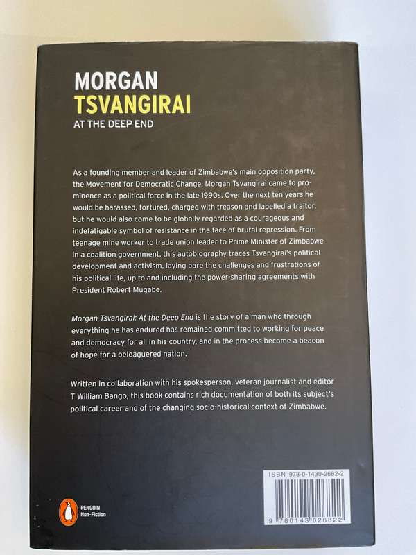 Morgan Tsvangirai at the Deep End with T. William Bango