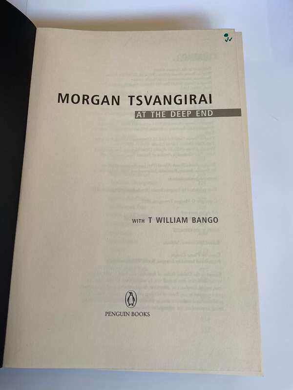 Morgan Tsvangirai at the Deep End with T. William Bango