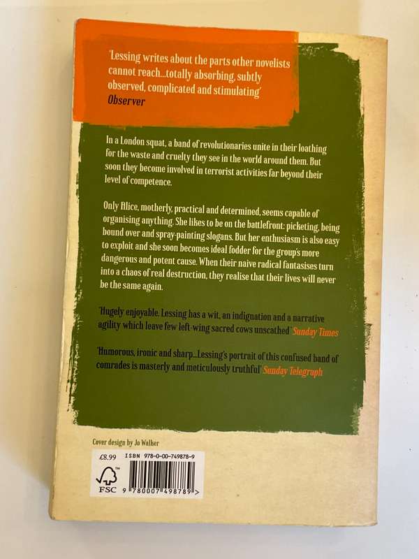 The Good Terrorist ~ Doris Lessing