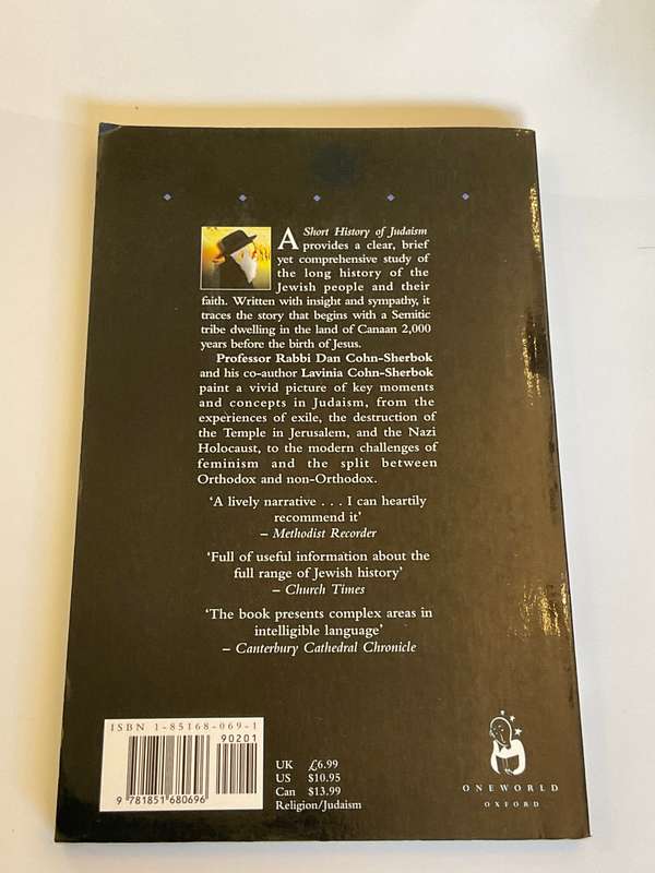 A Short History of Judaism by Lavinia &  Dan Cohn-Sherbok