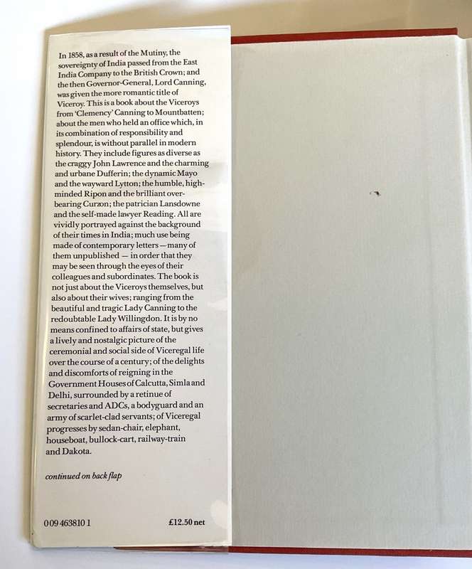 The Viceroys of India by Mark Bence-Jones