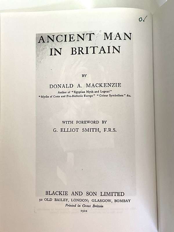 Ancient Man in Britain by Donald A. Mackenzie