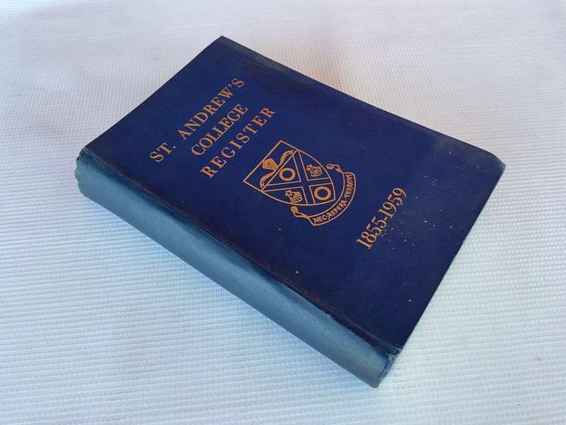 Register of St. Andrews College Grahamstown from 1855 to 1959