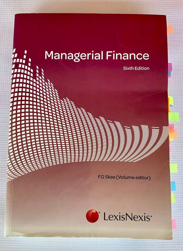 FO Skae - Managerial Finance 6th Edition | Lexis Nexis