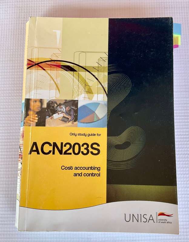 ACN203S Cost Accounting and Control | UNISA