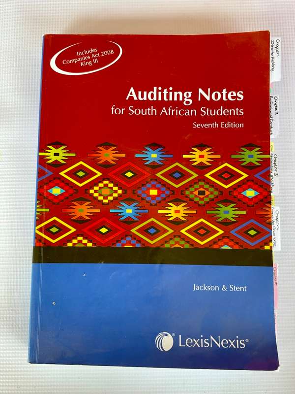 Auditing Note for South African Students 7th Edition - Jackson & Stent | Lexis Nexis