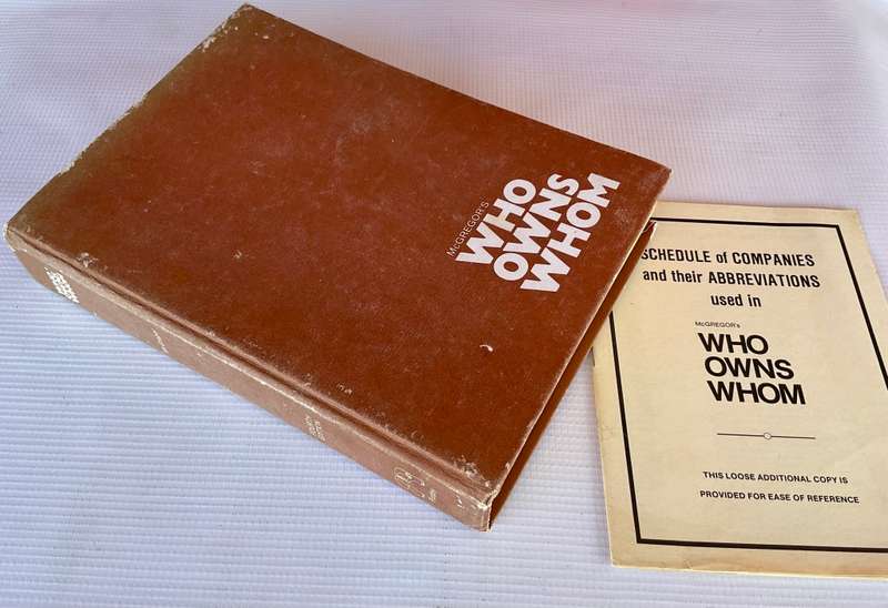 MacGregors Who Owns Whom | Fourth Edition 1984