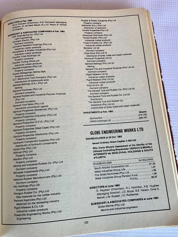 MacGregors Who Owns Whom | Fourth Edition 1984