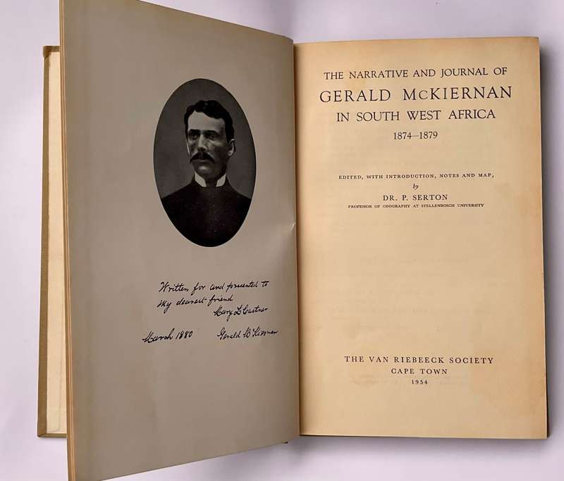 Narrative and Journal of Gerald McKiernan by Dr P Serton | VRS No 35