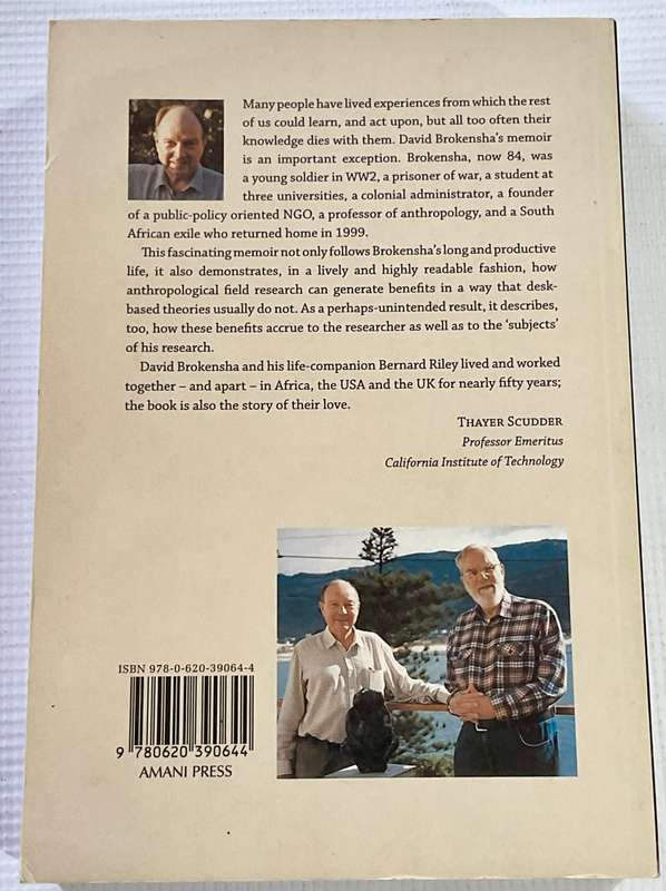 Brokies Way: An Anthropologists Story: Love and Work in Three Continents by David Brokensha SIGNED