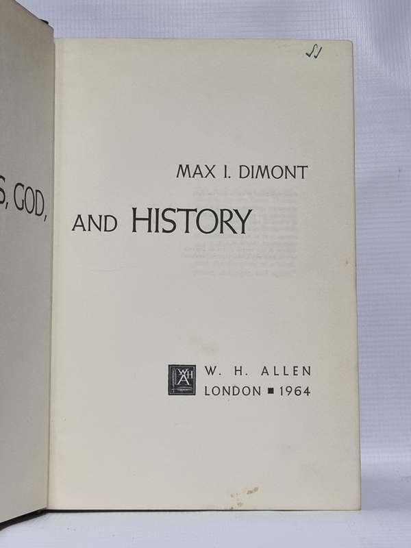 Jews, God and History - Max I Dimont | Scarce 1964 Edition