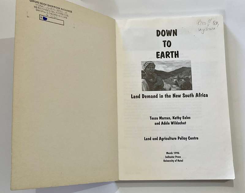 Down to Earth by Tessa Marcus, Kathy Eales and Adele Wildaschut