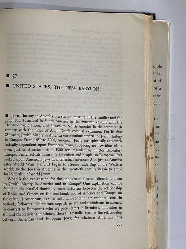 Jews, God and History - Max I Dimont | Scarce 1964 Edition