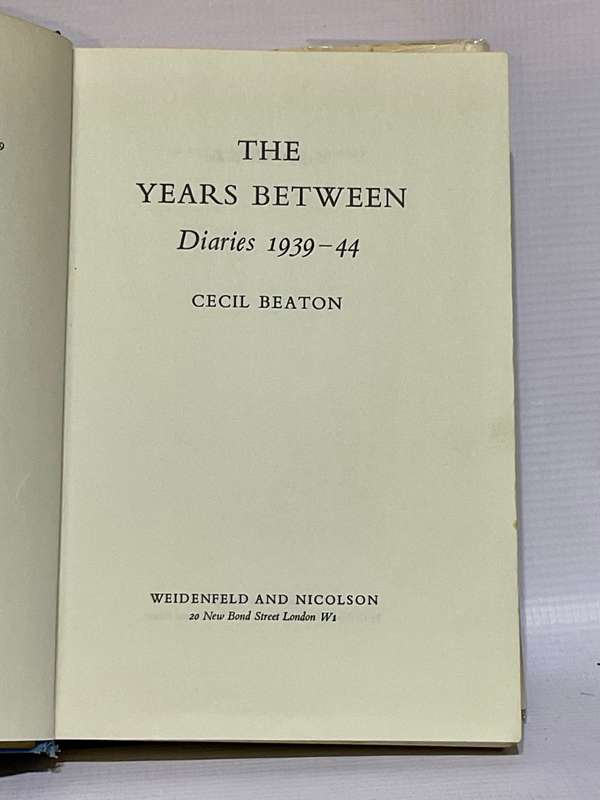 Cecil Beatons Diaries ~ The Years Between: Diaries- 1939-44