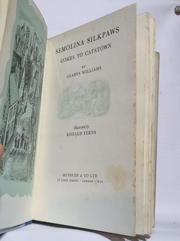 Semolina Silkpaws Comes to Town - Gladys Williams | First Edition 1962