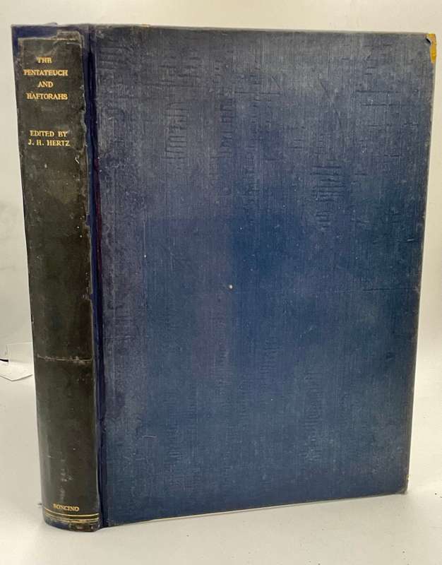The Pentateuch and Haftorahs ~ 1938 One Volume Edition Hebrew & English