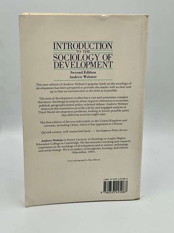 Introduction to Sociology of Development - Andrew Webster | Second Edition