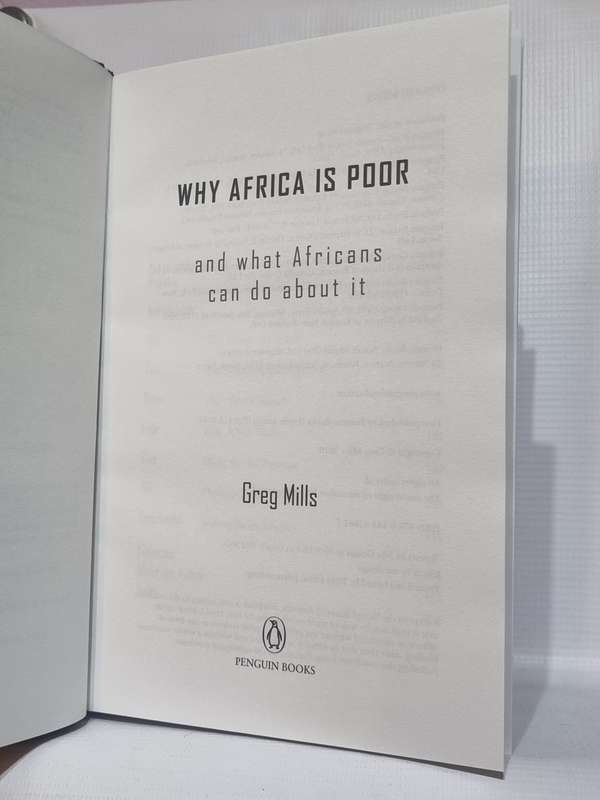 Why Africa is Poor. And What Africans Can Do About It Greg Mills | Hard cover