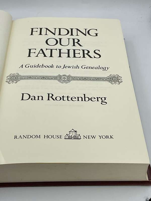 Finding Our Fathers - Dan Rottenberg | A Guidebook to Jewish Genealogy
