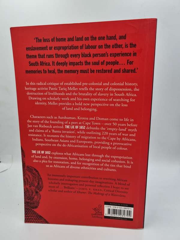 The Lie of 1652 - Patric Tariq Mellet | A Decolonised History of Land