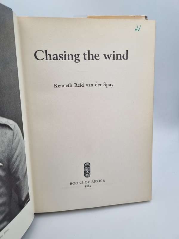 Chasing the Wind - Major-General K Van der Spuy | Autobiography