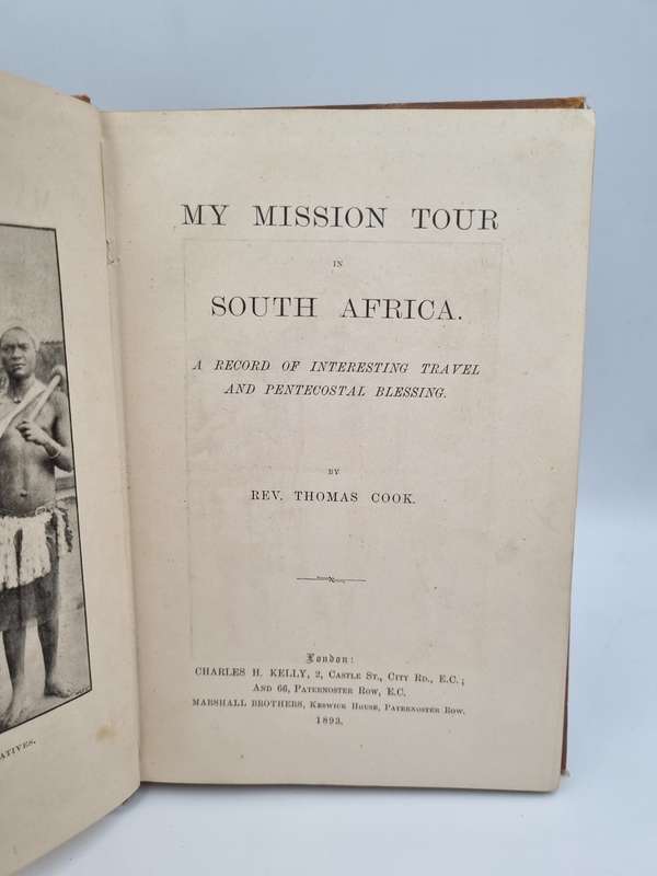 My Mission Tour in South Africa - Rev Thomas Cook | First Edition