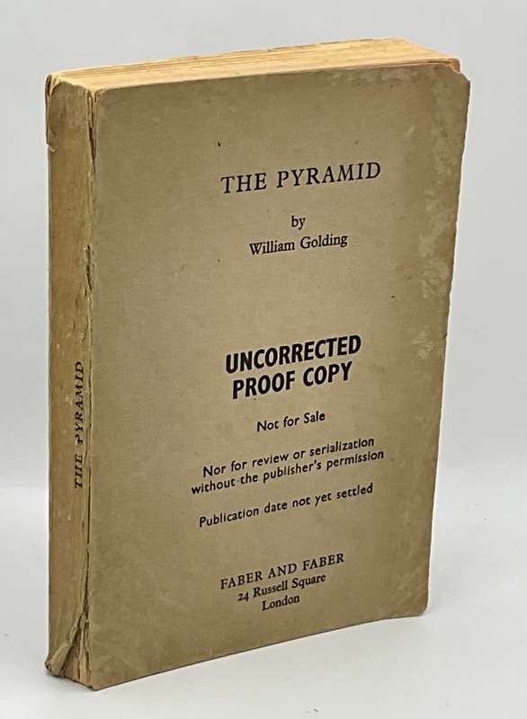 William Golding The Pyramid | Uncorrected Proof Copy 1967
