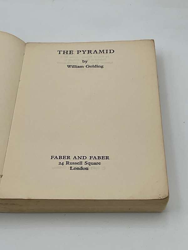 William Golding The Pyramid | Uncorrected Proof Copy 1967