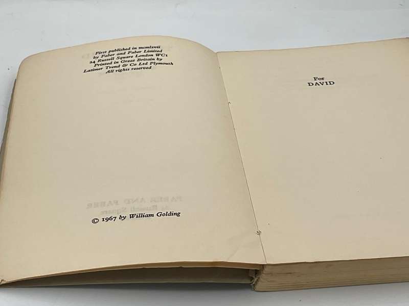 William Golding The Pyramid | Uncorrected Proof Copy 1967