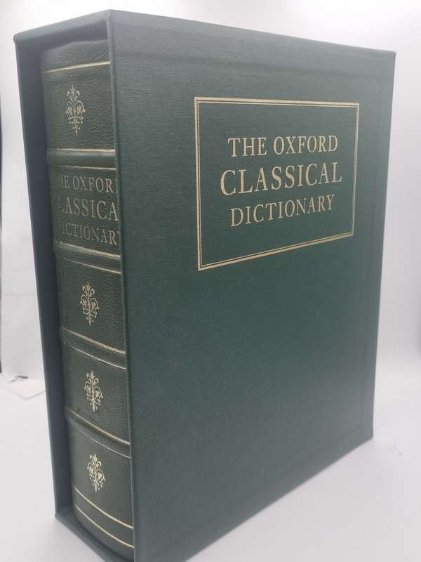 The Oxford Classical Dictionary Limited Edition in Half Green Morocco in Slip Case  | Folio Society
