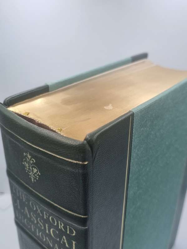 The Oxford Classical Dictionary Limited Edition in Half Green Morocco in Slip Case  | Folio Society