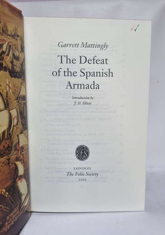The Spanish Armada - J H Elliott   | Folio Society