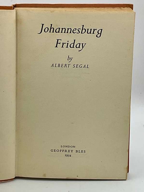 Johannesburg Friday - Albert Segal