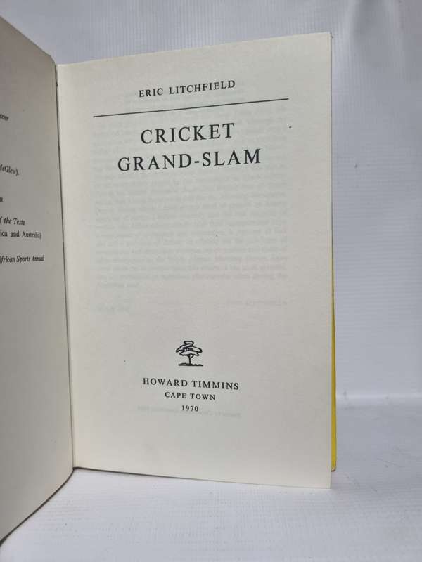 Cricket Grand-Slam - Eric Litchfield