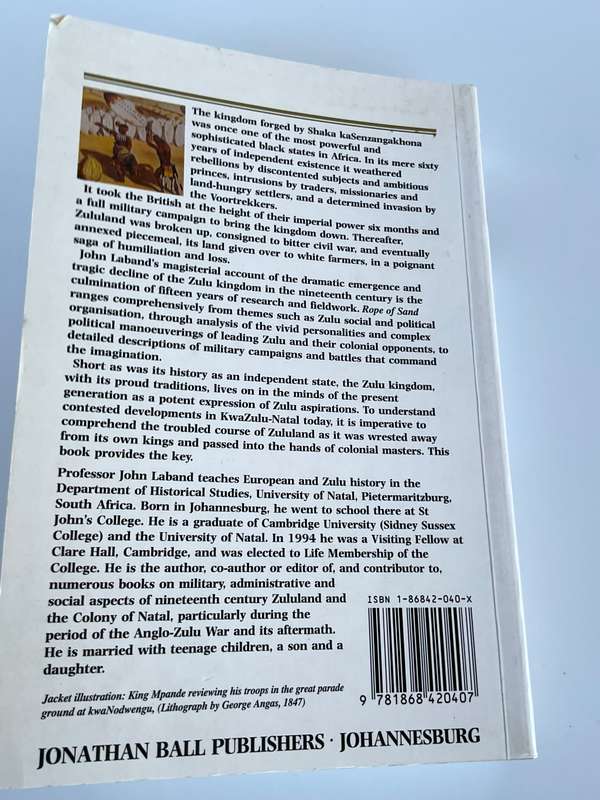 Rope of Sand ~ The Rise and Fall of the Zulu Kingdom by John Laband