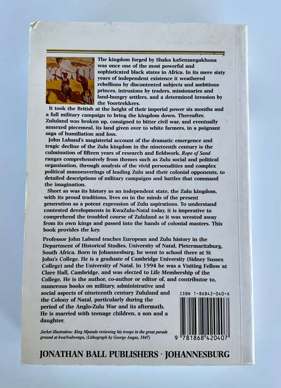 Rope of Sand ~ The Rise and Fall of the Zulu Kingdom by John Laband