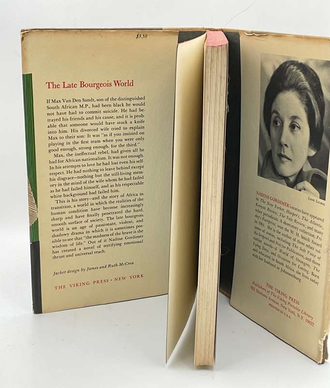 The Late Bourgeois World - Nadine Gordimer